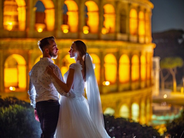 Top romantic spots in Rome for engagement photos